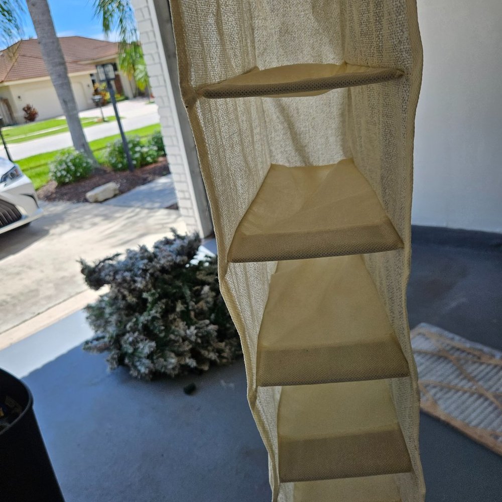 TWO matching SHOE HANGING ORGANIZERS